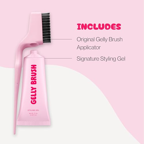 Gelly Brush 3-in-1 Hair Styling Tool with Pro-Hold Gel