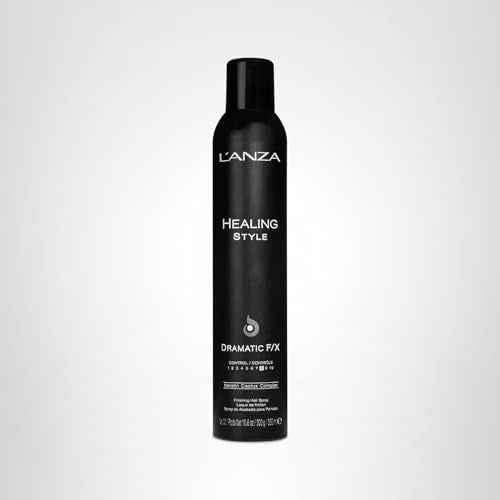 L'ANZA Healing Style Dramatic F/X Hair Spray Firm Hold Finishing Hairspray, Anti Humidity & Heat Protection, Long-Lasting Control, Adds Shine & Texture, Color Safe Anti-Frizz Sulfate Free (10.6 Fl Oz)