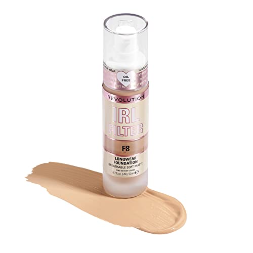 Revolution IRL Filter Longwear Foundation F8 - Medium Skin Tone