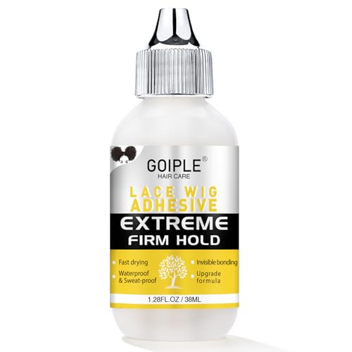 Goiple Waterproof Lace Front Wig Glue - Strong Hold Adhesive 1.28 oz