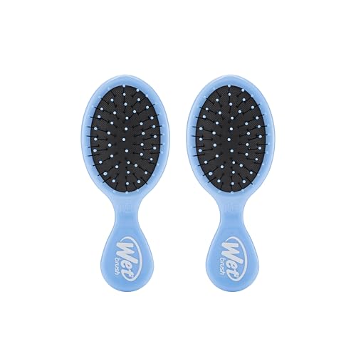 Wet Brush Squirt Detangling Brush Mini Sky - No Tangle Ultra-Soft IntelliFlex Bristles for Wet & Dry Hair