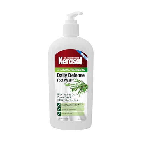 Kerasal Daily Defense Foot Wash 12 oz - Soothes & Deodorizes Feet