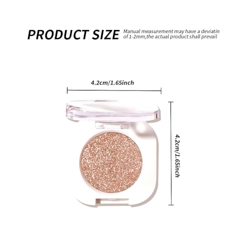 Matte Shimmer Single Eyeshadow - Highly Pigmented Long-Lasting