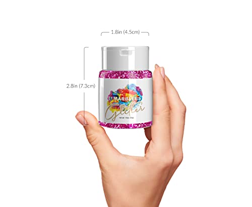 MARBLERS Holographic Glitter Fine Holo Silver 1.5oz