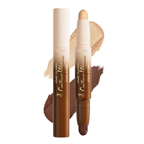 2-in-1 Contour & Highlight Stick Waterproof Cream