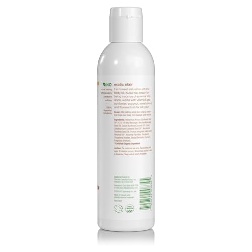 Alba Botanica Intense Hydration Body Oil, with Kukui Nut and Viamin E, 8.5 Oz (Packaging May Vary)