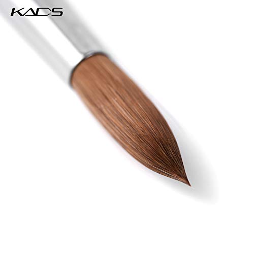 KADS Kolinsky Sable Nail Art Brush - Red Wood Acrylic Nail Brush - 22#