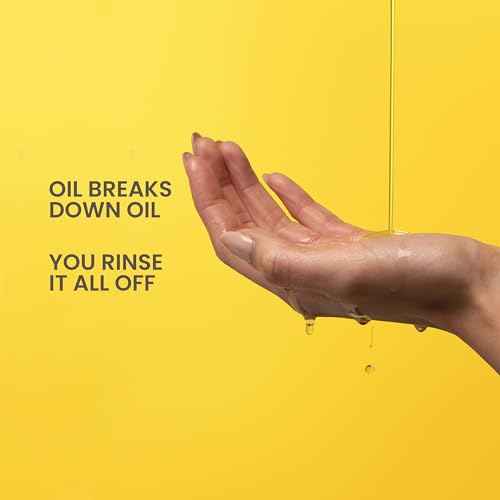 Burt's Bees Nourishing Cleansing Oil With Coconut and Argan Oils, Cleansing Face Oil for Normal to Dry Skin, College Back to School Dorm Essentials, Natural Origin Skin Care, 6 fl. oz. Bottle