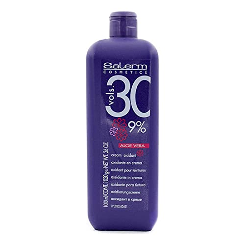 Salerm Cream Oxidant Volume 30 (9%) With Aloe Vera for Unisex, 36.0 Ounce