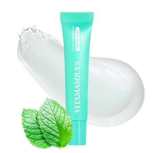 Vitamasques Sweet Mint Peptide Lip Butter Balm - Hydrating Korean Lip Treatment