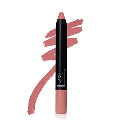 K7L Nude Pink Lipstick Crayon - Matte - Pink Cloud