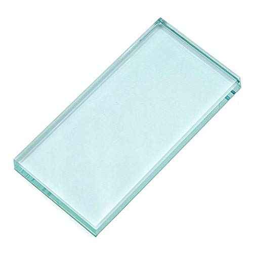 Pro Nail Art Painting Color Toning Glass Board Makeup Palette Eyelash Extension Adhesive Glue Pallet Glass Palette Stand£¨2 x 4 Inch £©