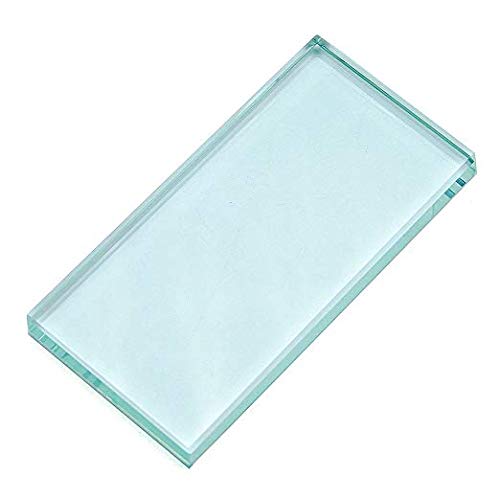 Glass Nail Art Palette - Makeup Mixing Board 4x2 Inch