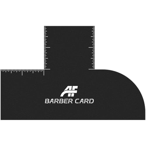 Barber Hairline Guide Card with Measurement - Reusable Stencil