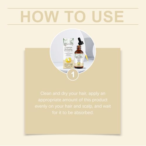 Natural Cyperus Rotundus Oil for Hair Removal & Skin Care