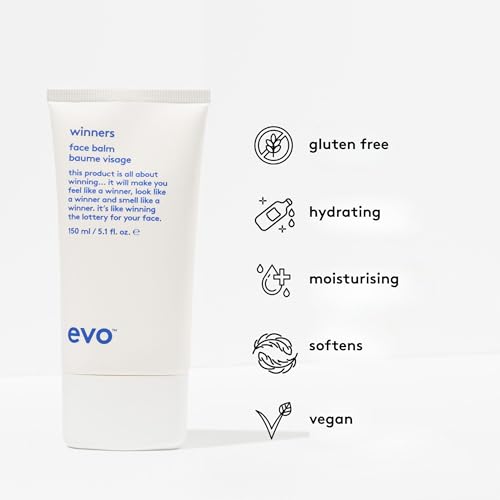 EVO Winners Face Balm, Oil-Free Moisturizer for All Skin Types - Soothes, Hydrates & Reduces After Shave Burn - 5.07 fl oz