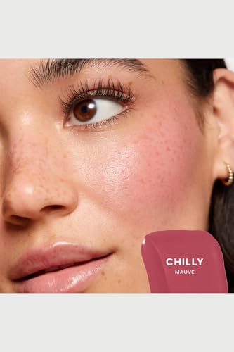 Saie Dew Liquid Blush Stick - Hydrating Cream Blush, Natural Flush