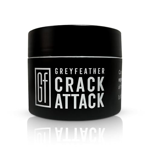 Greyfeather Crack Attack Best Hand Cream For Dry Cracked Hands Miracle Hand Repair Cream For Skin Irritations Foot Cream For Dry Cracked Heels And Feet Therapeutic Skin Care for Every Skin Type(4 Oz)