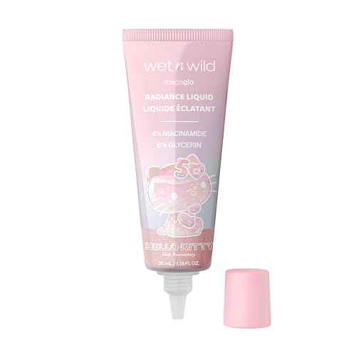 wet n wild Hello Kitty Radiance Liquid, Nourishing Niacinamide & Glycerin Infused Formula, Natural Multi-Functional Glow, Cruelty-Free & Vegan