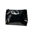Yves Saint Laurent YSL Cosmetic BLACK PATENT Pouch Makeup Bag YSL Fragrance Bag (8L X 5H X 3W) - 6900/3300