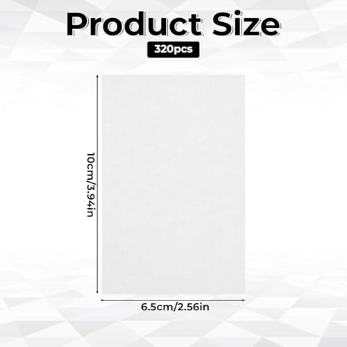 320PCS Perm Paper Disposable Salon Hair End Wrap Papers