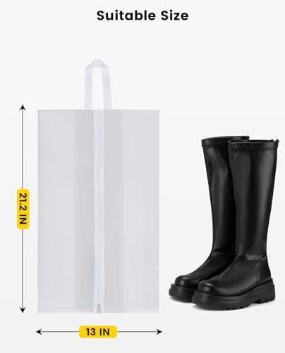 Vorspack Shoe Bags for Travel - 2 Pack Extra Large Transparent