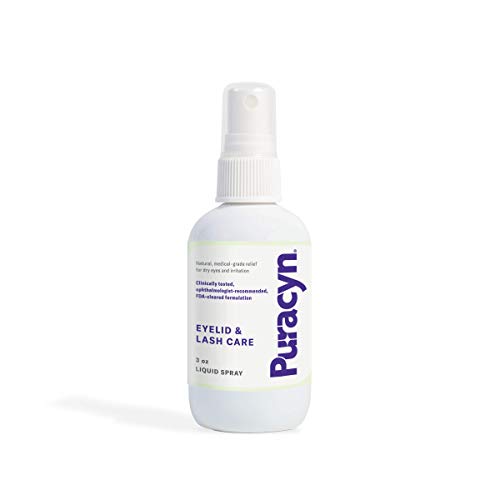 Eyelid and Lash Care - Natural, Medical-Grade Spray for Effective Relief from Styes, Blepharitis, and Irritation, 3 oz Bottle