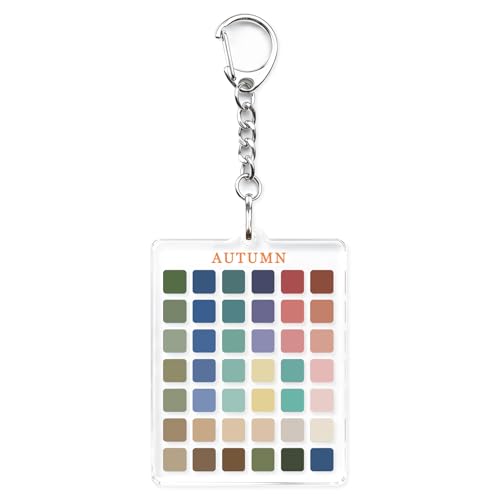 Seasonal Color Analysis Swatch Keychain | Personal Color Guide