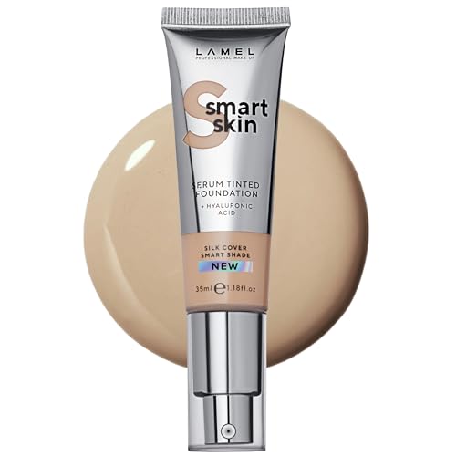 Lamel Smartskin Tinted Foundation 1.18 Fl Oz Sand - Hydrating, Hypoallergenic, Anti-Aging Skin Care