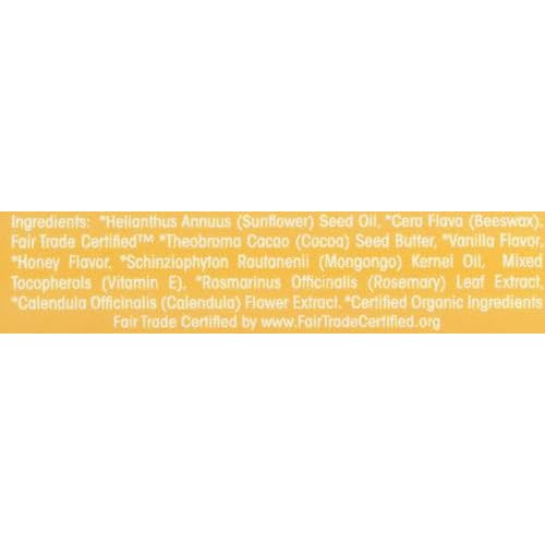 ECO LIPS Organic Mongo Kiss Vanilla Honey Lip Balm, 0.25 OZ