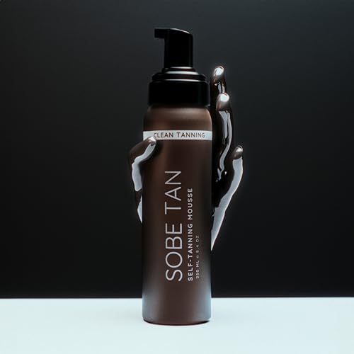 Self-Tanner | Clean, Natural, Streak-Free Caramel Tan | Only 7 Ingredients - No Nasties | With a Natural Caramel Color Guide for Flawless Application | The Cleanest Mousse on the Market