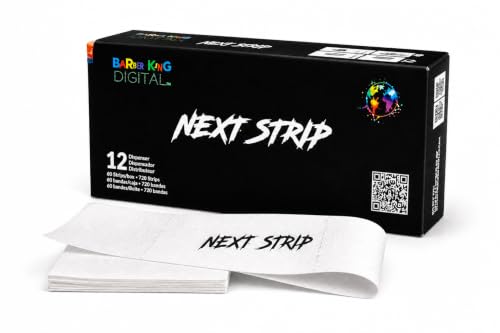 Next Strip Premium Neck Strips, Large Size – 60 Count, Barber & Salon