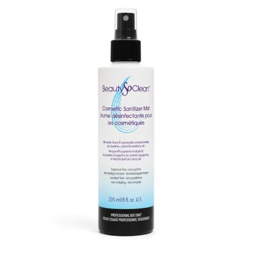 Beautysoclean Cosmetic Sanitizer Mist - 8oz Makeup Spray
