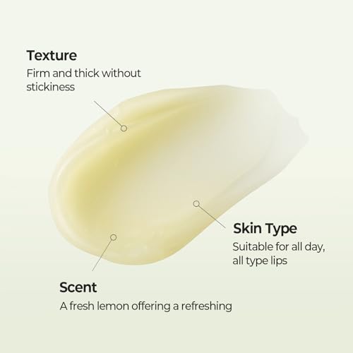 SKINFOOD Lemon Dill Butter Lip Balm, Korean Glowing Organic Lip Butter for Every moment, Stocking Stuffers, Nourishing Lip Care for Firm, Hydrating & Moisturizing Lip Balm, Vegan (0.71 fl. oz.)