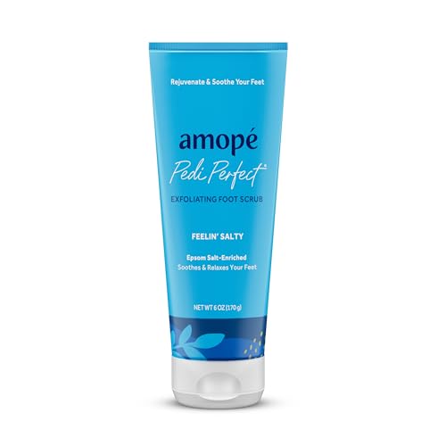 Amopé Rejuvenating Foot Care Kit - Exfoliating Sugar Scrubs & Scrubber