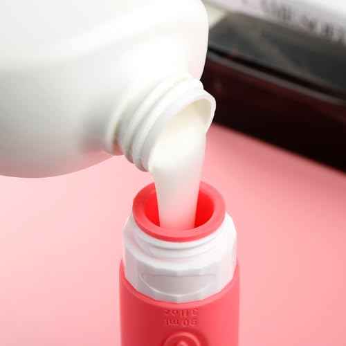 Travel Bottles for Toiletries, Tsa Approved 3oz Travel Size Containers BPA Free Leak Proof Refillable Liquid Silicone Squeezable Travel Accessories for Shampoo Conditioner Lotion (4 Pack)