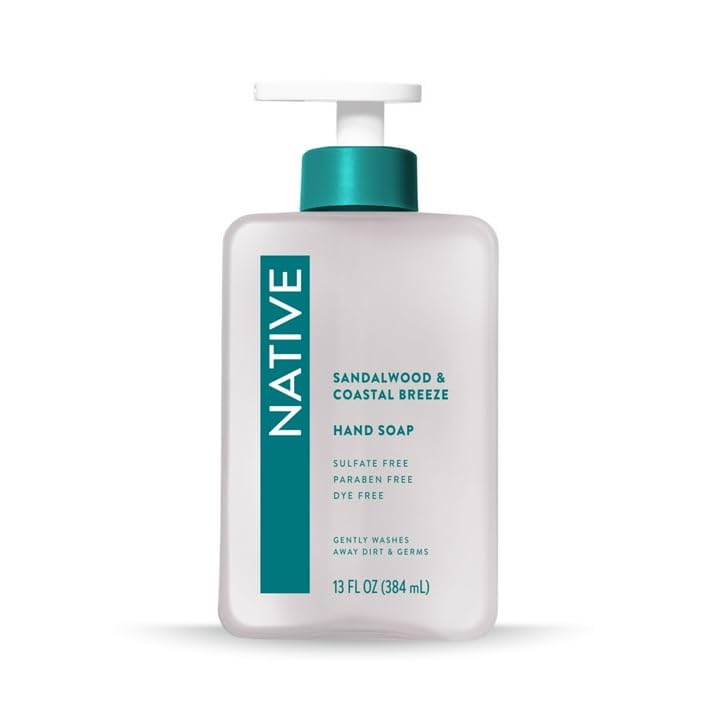 Native Sandalwood & Coastal Breeze Liquid Hand Soap with Pump - 13 fl oz