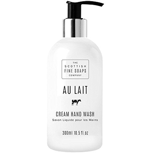 Scottish Fine Soaps Au Lait Cream Hand Wash, Almond, 10.5 Ounces