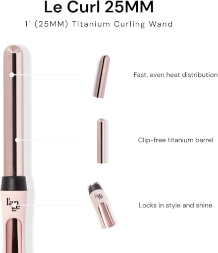 L'ANGE Hair 25mm Titanium Curling Wand | Professional Curling Iron