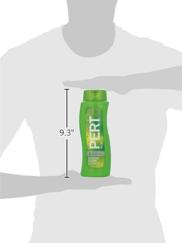 Pert 2-in-1 Shampoo & Conditioner for Men, 25.4 Fl Oz