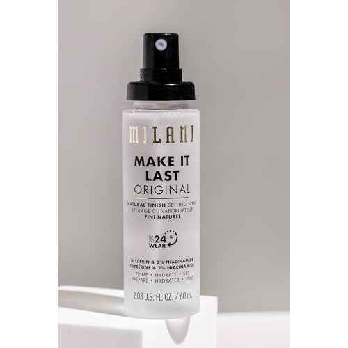 Milani Setting Spray + Primer, Make It Last Original - Natural Finish with Niacinamide for Hydration, Setting Spray for Makeup and Face Primer, 3-in-1 Prime + Hydrate + Set, 2.03 Fl. Oz