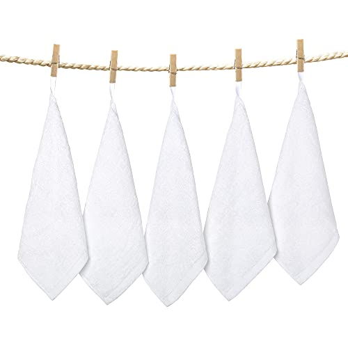 Yoofoss Bamboo Washcloths 10 Pack - Soft & Absorbent