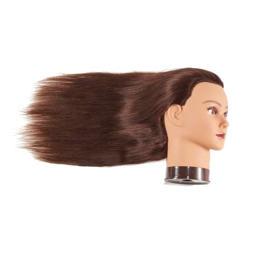 20-22" Mannequin Training Head 100 Human Hair with Clamp Holder |