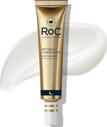 RoC Retinol Correxion Deep Wrinkle Night Cream - Anti-Aging Treatment, 1 oz