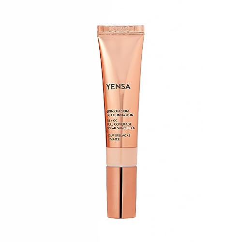 YENSA Full Coverage Foundation & BB/CC Cream with SPF 40 - Medium Warm