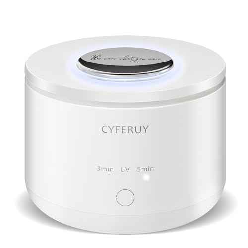 Ultrasonic Retainer Cleaner - 45kHz Retainer Cleaner Machine Dental Cleaning Pod for Dentures, Mouth Guard, Night Guard, Toothbrush Heads, Jewelry with 3 Modes & 160ML Capacity