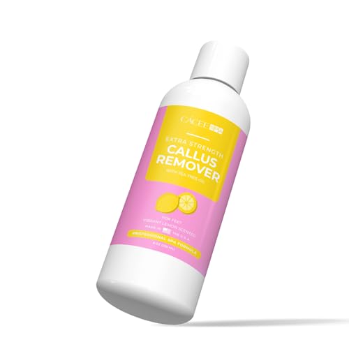 Cacee Foot Callus Remover Gel with Tea Tree Oil & Lemon Scent - 8oz