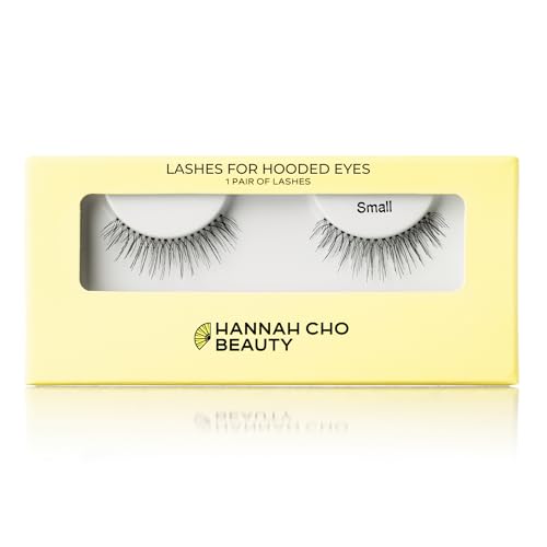 Natural Strip Lashes for Hooded Eyes | Hannah Cho Beauty