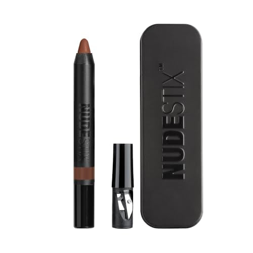 Nudestix Magnetic Matte Eye Color Fig - 3-in-1 Long-Wear Cream Eyeshadow Pencil, Waterproof & Vegan