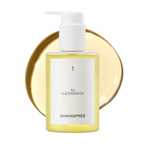 Shangpree AA Cleansing Oil, Plant-Based Oils, Gentle Deep Cleansing, Removes Makeup and Impurities, One Cleanse, Smooth & Comfortable Finish, 200ml / 6.76 fl.oz.